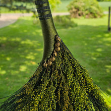 Load image into Gallery viewer, Sweet Annie Broom - Turkey Wing Style with Gold Bells