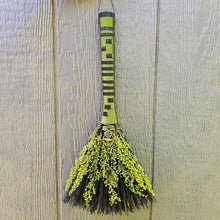 Load image into Gallery viewer, Sweet Annie Broom - Hawk Tail Broom with Crow Charm