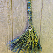 Load image into Gallery viewer, Sweet Annie Broom - Turkey Wing Broom with Crow Charm