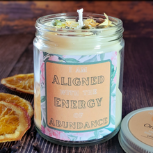 Load image into Gallery viewer, Abundance Intention Candle (Orange Clove) - 9oz