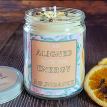 Load image into Gallery viewer, Abundance Intention Candle (Orange Clove) - 9oz