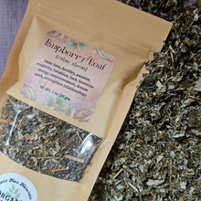 Load image into Gallery viewer, Dried Raspberry Leaf (Organic) | Loose Raspberry Leaf for Tea, Nourishment & Herbal Use