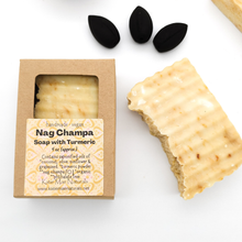 Load image into Gallery viewer, Nag Champa Soap with Turmeric - Handmade Herbal Soap