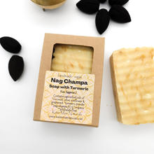Load image into Gallery viewer, Nag Champa Soap with Turmeric - Handmade Herbal Soap