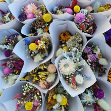Load image into Gallery viewer, Mini Dried Flower Bouquet - Farm Grown Natural Dried Flowers