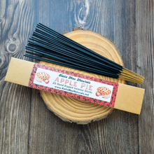 Load image into Gallery viewer, Katie Mae Naturals Apple Pie incense sticks on a wooden surface