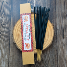 Load image into Gallery viewer, Incense sticks Apple Pie scent packaging on a wooden surface
