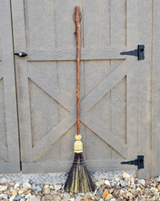 Load image into Gallery viewer, Handmade Sweeper Broom - Eco Friendly Traditional Broomcorn Broom