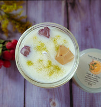 Load image into Gallery viewer, Manifest Intention Candle – Crystal Candle for Manifestation, Goals & Positive Change