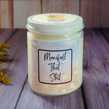 Load image into Gallery viewer, Manifest Intention Candle – Crystal Candle for Manifestation, Goals & Positive Change