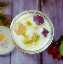 Load image into Gallery viewer, Manifest Intention Candle – Crystal Candle for Manifestation, Goals & Positive Change