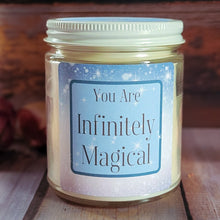 Load image into Gallery viewer, Inner Magic Intention Candle – Crystal Candle for Intuition, Wonder & Self-Discovery