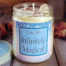 Load image into Gallery viewer, Inner Magic Intention Candle – Crystal Candle for Intuition, Wonder & Self-Discovery