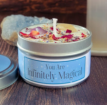 Load image into Gallery viewer, Inner Magic Intention Candle – Crystal Candle for Intuition, Wonder & Self-Discovery