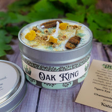 Load image into Gallery viewer, Oak King Candle – Wheel of the Year Candle for Renewal, Growth & the Light Half of the Year