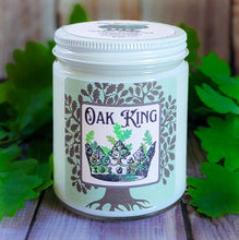 Load image into Gallery viewer, Oak King Candle – Wheel of the Year Candle for Renewal, Growth & the Light Half of the Year