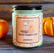 Load image into Gallery viewer, Spiced Pumpkin Latte Soy Candle – Cozy Fall Handcrafted Candle