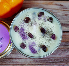 Load image into Gallery viewer, Tricks or Treats Soy Candle – Sweet Pumpkin Candy Handcrafted Candle