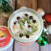 Load image into Gallery viewer, Yule Ritual Candle – Festive Winter Soy Candle for Renewal, Warmth & Winter Solstice Rituals