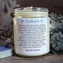 Load image into Gallery viewer, Cailleach Goddess Candle – Crystal Candle Inspired by the Celtic Queen of Winter