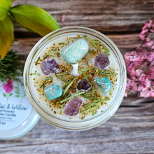 Load image into Gallery viewer, Ostara Ritual Candle – Lilac Spring Soy Candle for Renewal, Growth & Spring Equinox Rituals
