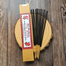 Load image into Gallery viewer, Tea Rose Hand Dipped Incense Sticks - 20 pack