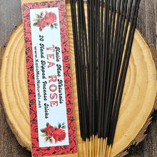 Load image into Gallery viewer, Tea Rose Hand Dipped Incense Sticks - 20 pack