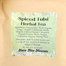 Load image into Gallery viewer, Organic Spiced Tulsi Herbal Tea - Loose Leaf Tea