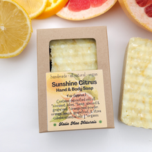 Load image into Gallery viewer, Vegan hand and body citrus soap