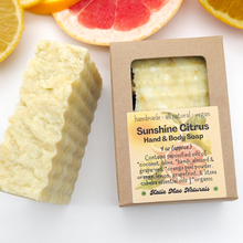Load image into Gallery viewer, Vegan bar soap citrus