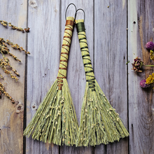 Load image into Gallery viewer, Mini Altar Broom - Handmade Hawktail Whisk Broom