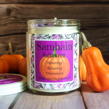 Load image into Gallery viewer, Samhain Halloween Candle (Pumpkin Hollow) - 9 oz