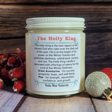 Load image into Gallery viewer, The holly king candle description
