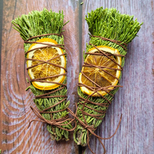 Load image into Gallery viewer, Yule Juniper and Orange Bundle Smoke Cleansing Stick