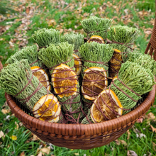 Load image into Gallery viewer, Yule Juniper and Orange Bundle Smoke Cleansing Stick