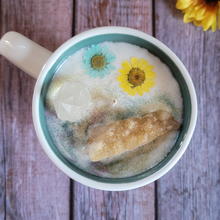 Load image into Gallery viewer, Sunflower Cup Candle - Coffee Cup Candle in Lily Forest Scent