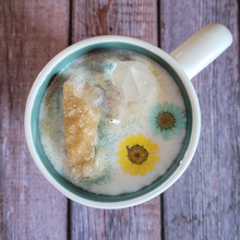 Load image into Gallery viewer, Sunflower Cup Candle - Coffee Cup Candle in Lily Forest Scent
