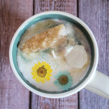 Load image into Gallery viewer, Sunflower Cup Candle - Coffee Cup Candle in Lily Forest Scent