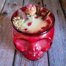 Load image into Gallery viewer, Cinnamon Sticks Red Skull Candle