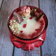 Load image into Gallery viewer, Cinnamon Sticks Red Skull Candle
