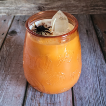 Load image into Gallery viewer, Almost Autumn Soy Wax Candle in Pumpkin Jar - Pumpkin Soy Candle