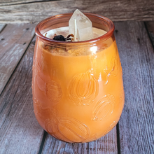 Load image into Gallery viewer, Almost Autumn Soy Wax Candle in Pumpkin Jar - Pumpkin Soy Candle