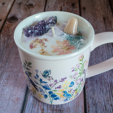 Load image into Gallery viewer, Lily Forest Coffee Cup Candle | Garden Scene Cup