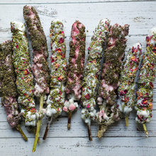 Load image into Gallery viewer, Yule Mullein Torch - Holiday Scented Fire Starter