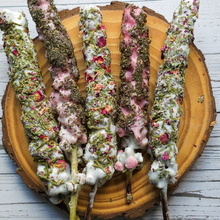 Load image into Gallery viewer, Yule Mullein Torch - Holiday Scented Fire Starter