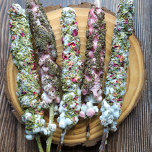 Load image into Gallery viewer, Yule Mullein Torch - Holiday Scented Fire Starter