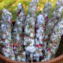 Load image into Gallery viewer, Yule Mullein Torch - Holiday Scented Fire Starter