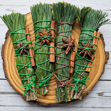 Load image into Gallery viewer, Fresh Scotch Pine Bundle with Cinnamon and Star Anise