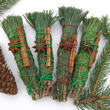Load image into Gallery viewer, Fresh Scotch Pine Bundle with Cinnamon and Star Anise