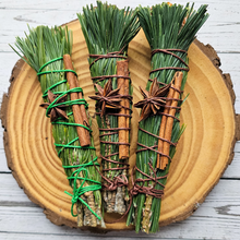 Load image into Gallery viewer, Fresh Scotch Pine Bundle with Cinnamon and Star Anise